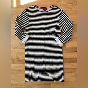 Topshop Black and White Striped Dress